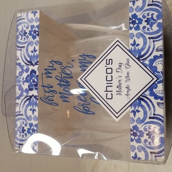 Chico's Stemless Acrylic Wine Glass Tumbler For Mother - Picture 7 of 9